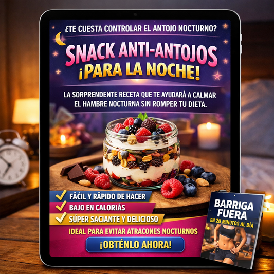 Snack Anti-Antojos🍫 (para la noche)